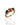 Trio tourmaline ring in 18K gold vermeil on 925 sterling silver featuring deep green, yellow and pink tourmaline gemstones. Elegant statement ring for everyday wear. Available in US size 8 (UK Q) with resizing options.