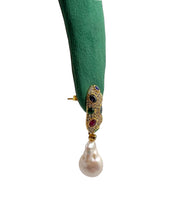 Multicolour Gemstone Baroque Pearl Earrings