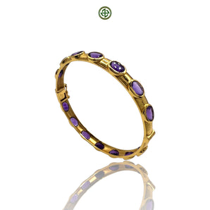 Amethyst Gold Vermeil Bracelet