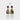 A pair of gold vermeil earrings featuring amethyst and rutile quartz stones.