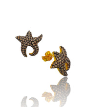 Champagne Starfish Earrings