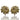 Golden Bloom Peridot Green Earrings