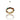 A gold-colored eternity ring with multiple colorful gemstones and red enamel accents, displayed against a white background.