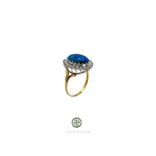 Sreya Black Opal Zirconia Ring