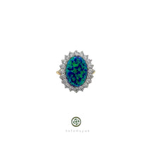 Sreya Black Opal Zirconia Ring