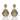 Stardust Glow Opal White Zirconia Earrings