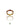 A Stucky-style eternity ring with red enamel and alternating ruby, emerald, and amethyst stones set in gold vermeil on sterling silver.
