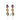 Trio Amethyst Quartz Earrings