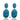 Turquoise Pavé Gold Vermeil Drop Earrings