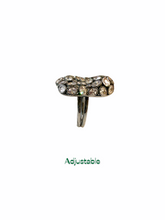 Oval White Zircon Pavel Statement Rings
