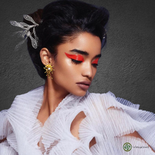 Starfish Yellow Pearl Earrings