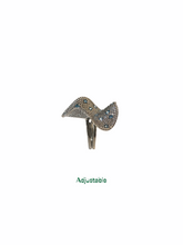 Bareah Aqua Blue Statement Rings