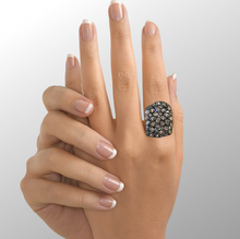 Square White Zircon Pavel Statement Rings