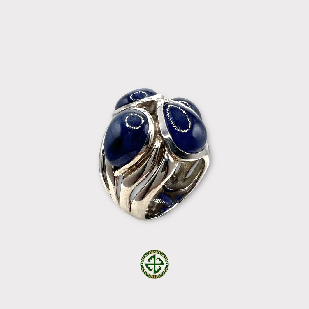 Blue Agate Mena Ring