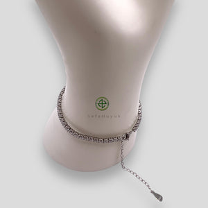 White Diamond Tennis Bracelet by
