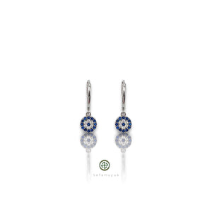 Round Lucky Eye Earrings