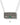 925 sterling silver rectangular alligator necklace with green baguette-cut zirconia and an intricate jungle background.