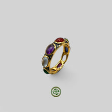 Zayla Nine Gems Ring