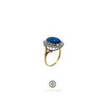 Sreya Black Opal Ring