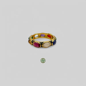 Zayla Nine Gems Ring