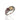 Multi gemstone statement ring in rhodium plated 925 sterling silver featuring citrine, green amethyst, tourmaline and amethyst. Tarnish-resistant artisan ring for everyday wear. Available in US size 8 (UK Q) with resizing options.