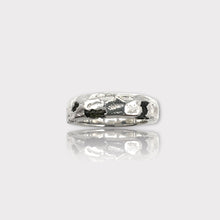 Raw Black Tourmaline Borz Ring