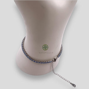 Aqua Blue  Tennis Bracelet