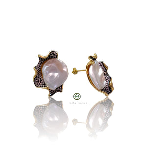 Farisa Baroque Pearl Earrings