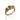 Trio gemstone ring in 18K gold vermeil on 925 sterling silver featuring citrine, garnet and amethyst. Elegant and colourful ring for everyday wear. Available in US size 7.5 (UK P) with resizing options.