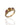 Trio gemstone ring in 18K gold vermeil on 925 sterling silver featuring citrine, garnet and amethyst. Elegant and colourful ring for everyday wear. Available in US size 7.5 (UK P) with resizing options.