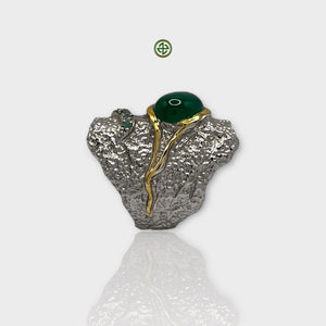 Green Onyx Natural Stone Ring