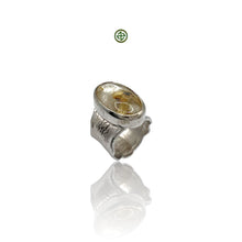 Golden Rutilated Quartz Ring