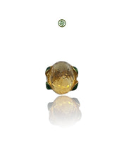 Citrine Enamel Statement Ring