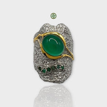 Green Onyx Natural Stone Ring