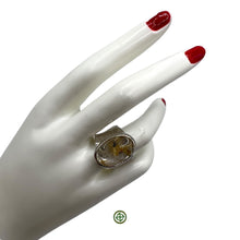 Golden Rutilated Quartz Ring