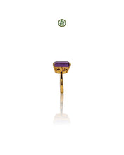 Emerald Cut Amethyst Ring