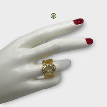 Natural Lemon Quartz Ring