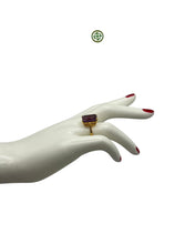Emerald Cut Amethyst Ring