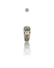 Blue Topaz Four Stones Ring