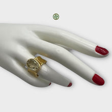 Natural Lemon Quartz Ring