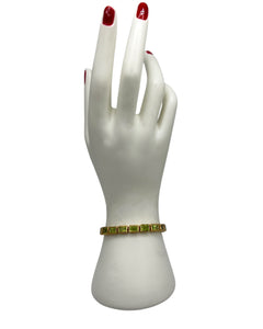 Emerald Cut Peridot Bracelet – Gold Vermeil on Sterling Silver