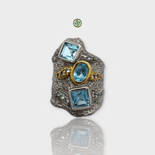 Aqua Marine Stone Ring