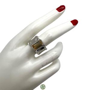 Citrine Gemstone Ring