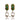 Baroque Pearl Emerald Green Pavé Drop Earrings