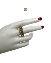 Stucky Eternity Ring with Ruby, Emerald & Sapphire