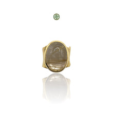 Rutilated Gold Quartz Ring
