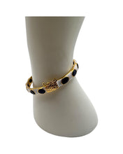Sapphire & Enamel Gold Vermeil Bracelet