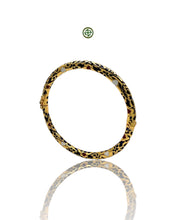 Blue Enamel Gold Vermeil Bracelet with Red & White Accents
