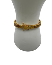 Emerald Cut Citrine Bracelet – Gold Vermeil on Sterling Silver
