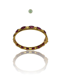 Ruby Gold Vermeil Bracelet